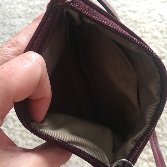 Small wine color Coach purse/wristlet - Picture 4 of 4